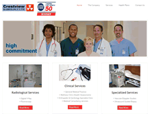 Tablet Screenshot of crestviewradiology.org